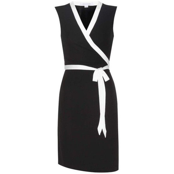 NWT DVF Valena Sleeveless Jersey Wrap Dress - Picture 3 of 12